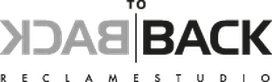 Logo Back to Back Reclamestudio