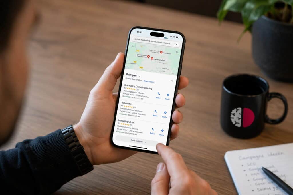 lokale online marketing via google maps